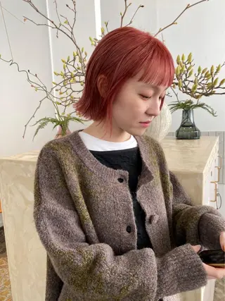 ミディアム スギヤマ ショウゴのヘアスタイル