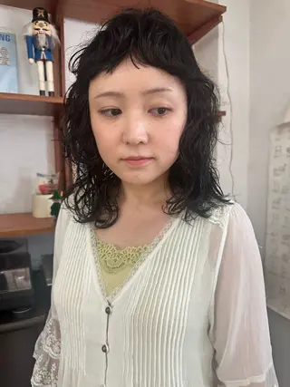 パーマ 岩本 陽介のヘアスタイル