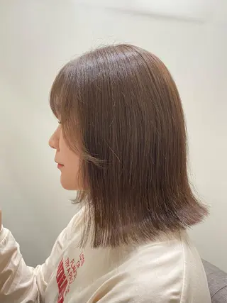 ミディアム ら んのヘアスタイル