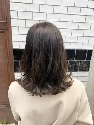 ミディアム カラー ご新規様限定 透明感カラーKANAのヘアスタイル