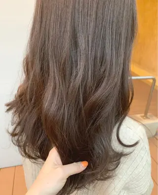 ロング カラー ハブヘアー ハブヘアーのヘアスタイル