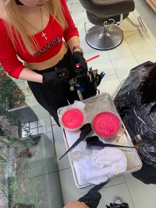 ミディアム オールマイティ美容師 💋𝑨𝑵𝑵𝑨のヘアスタイル