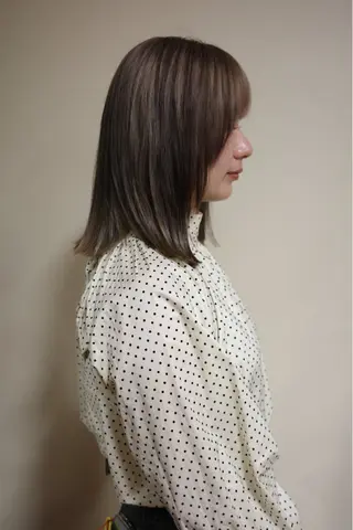 ミディアム カラー 浅岡 昭汰のヘアスタイル