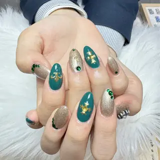 ネイル 🎀nana🫧 ワンホンネイル🎀のネイルデザイン