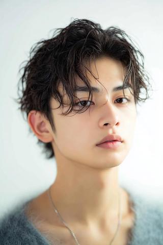 ミディアム メンズ カラー パーマ 小村敏司 / 代表 /アンニュイスタイルのヘアスタイル