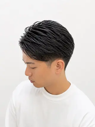 ショート メンズ ✨白髪ぼかし/ ショート✨吉岡 弘のヘアスタイル