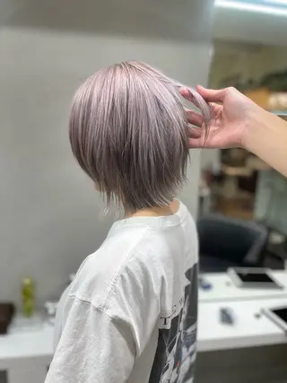 カラー yasuハイトーン/ デザインカラーのヘアスタイル