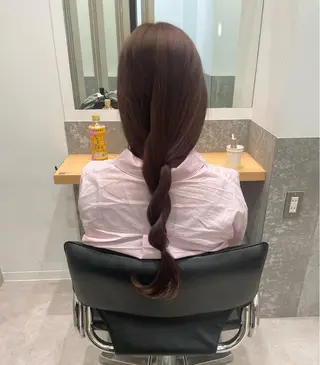 セミロング minatsu 東京の技術を京都でのヘアスタイル