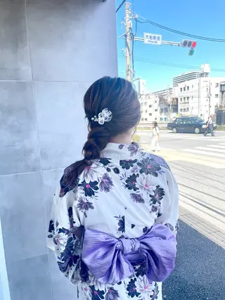 セミロング このみ/透明感カラー /ヘアアレンジ🫧のヘアスタイル