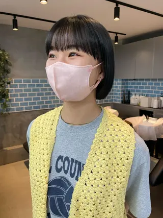 ショート カラー 👑ボブはお任せ ミヤノ👑のヘアスタイル
