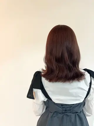 セミロング Riko🩶仙台｜ 縮毛×艶髪🫧のヘアスタイル