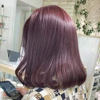 ミディアム カラー 透明感カラー 古山 結季🌙🖤のヘアスタイル