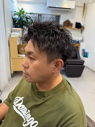 ショート パーマ メンズ 似合う髪型見つけます AYAKAのヘアスタイル