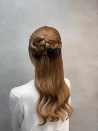 ロング 推し活アレンジ🎀 艶カラー￤nanoのヘアスタイル