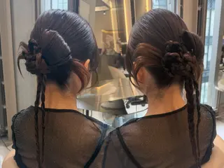 ロング ヘアアレンジ ULTIST公認🌈 透明感カラー/アイリのヘアスタイル