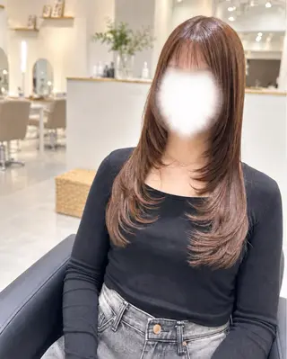 ロング Emuest心斎橋 SAKIのヘアスタイル