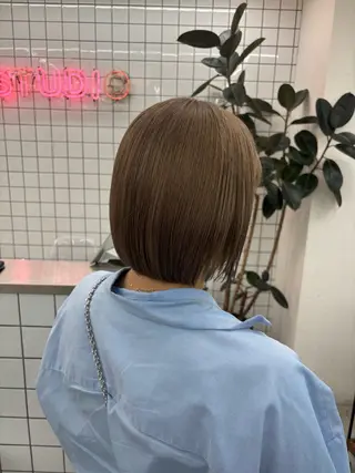 ミディアム カラー ヘアアレンジ 夕羽夢🍓矢場/ JILLSTUDIOのヘアスタイル