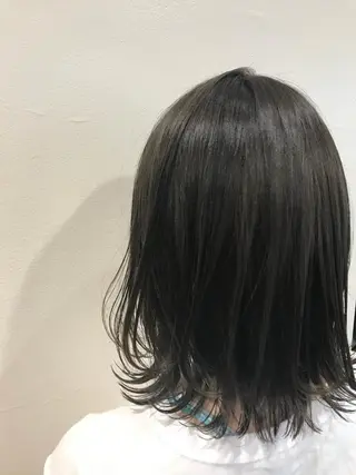 ミディアム カラー 山崎 澪 レイヤーカット/大宮のヘアスタイル