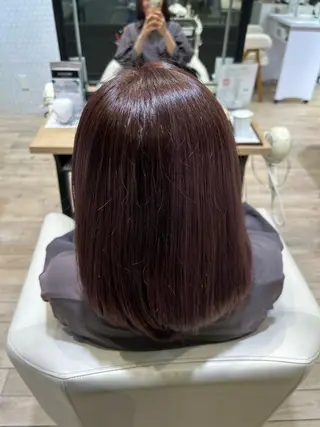 カラー 梅沢 優羽のヘアスタイル