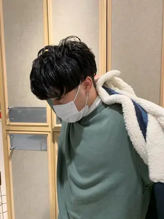メンズ チバ タクミのヘアスタイル