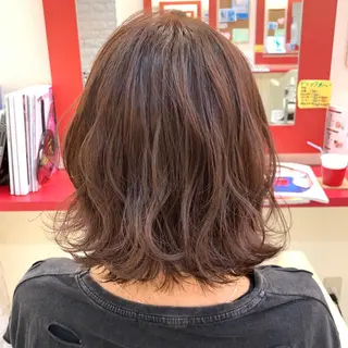 ミディアム カラー 櫻井 なんなのヘアスタイル