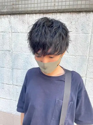 ミディアム 渋谷 メンズヘア⭐️ タニグチヨシユキのヘアスタイル