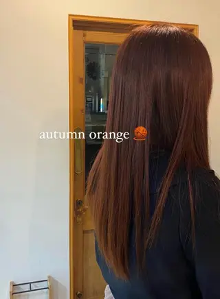 ロング カラー ムナカタ アカリのヘアスタイル