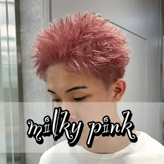 ショート カラー メンズ 🫧透明感カラー🫧 艶髪🫧韓国ヘアのヘアスタイル