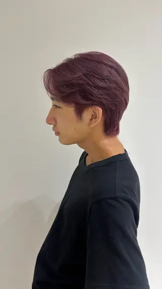 ショート カラー メンズ 🍓ブリーチカラー 🎀nene🍓のヘアスタイル