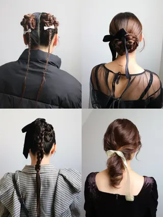 ロング ヘアアレンジ AKO .のヘアスタイル