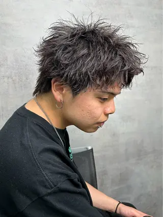 パーマ メンズ 静岡 / 毛流れ特化 /下居真大のヘアスタイル
