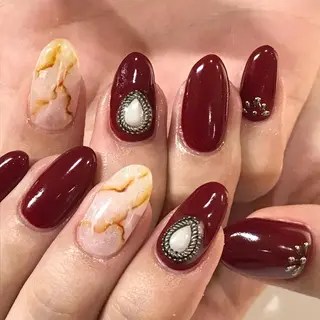 ネイル 渋谷/チップ長さ出し 👑アプレgel-xのネイルデザイン