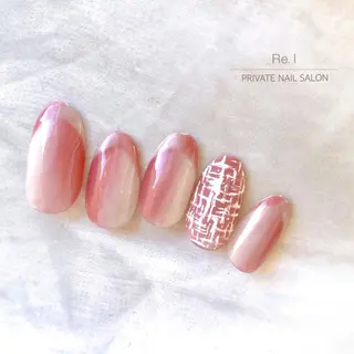 ネイル モチの良さ◉ フィルインネイル♡のネイルデザイン