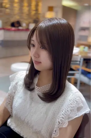 ロング 山口拓海 【顔周り小顔カット】のヘアスタイル