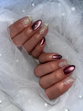 ネイル 斧田 莉穂のネイルデザイン