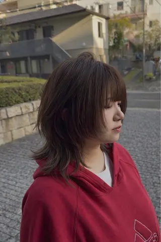 ショート カラー レイヤーカット/ ブリーチカラー/雅人のヘアスタイル
