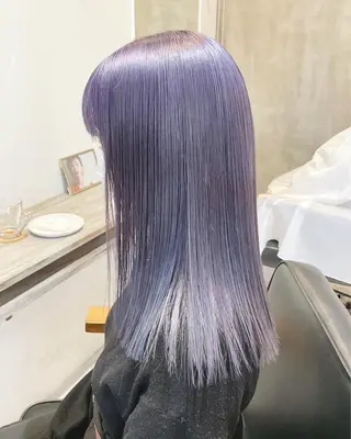 ロング カラー ダブルカラーが得意 髙木千惺/大須のヘアスタイル