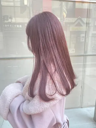 ミディアム 顔周りレイヤー/新宿 /モテ艶カラー/航介のヘアスタイル