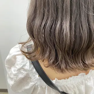 セミロング カラー mai🍑暖色カラー /レイヤー💖のヘアスタイル