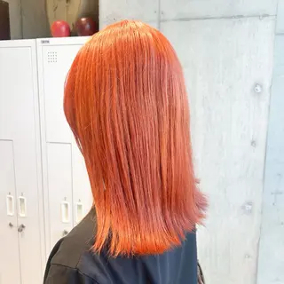 ミディアム カラー 🍎暖色ウルフ 🍎みさきのヘアスタイル