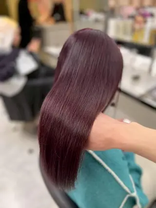 カラー 赤み消し🌿透明感 カラー🌿銀座のヘアスタイル