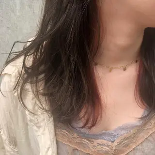 セミロング カラー ヘアアレンジ 川上 智汐のヘアスタイル