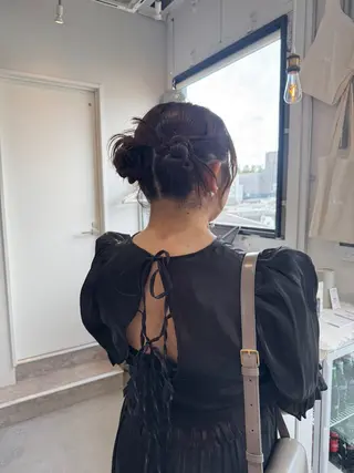 ロング ヘアアレンジ 松坂 真衣のヘアスタイル