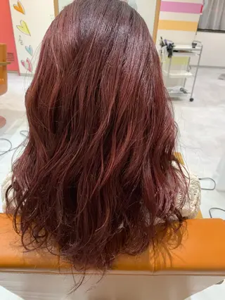ロング カラー 韓国レイヤー×艶髪 ハイトーンRyukiのヘアスタイル