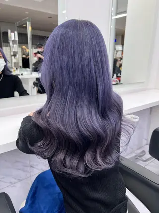 セミロング カラー ヘアアレンジ 🩵 JURI🩵のヘアスタイル