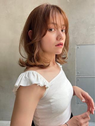 ミディアム ✨店長/原宿/艶髪✨ 阿部凌太郎のヘアスタイル