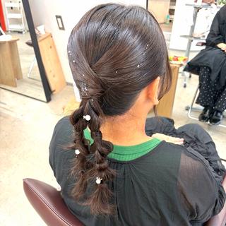 ヘアアレンジ 🎀【顔周りカット】 Mayu🎀のヘアスタイル