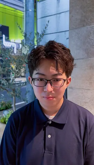 ショート カラー パーマ メンズ メンズ カラー特化/ カラー特化/池田海斗のヘアスタイル