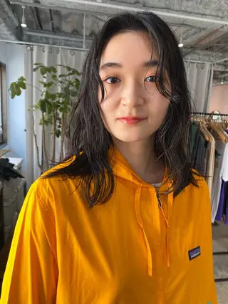 ミディアム カラー パーマ Hayashi Shioriのヘアスタイル