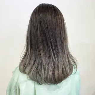 ミディアム カラー 馬場 涼平のヘアスタイル